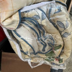 Brand new Croscill king size comforter,sheets set with sham pillow covers